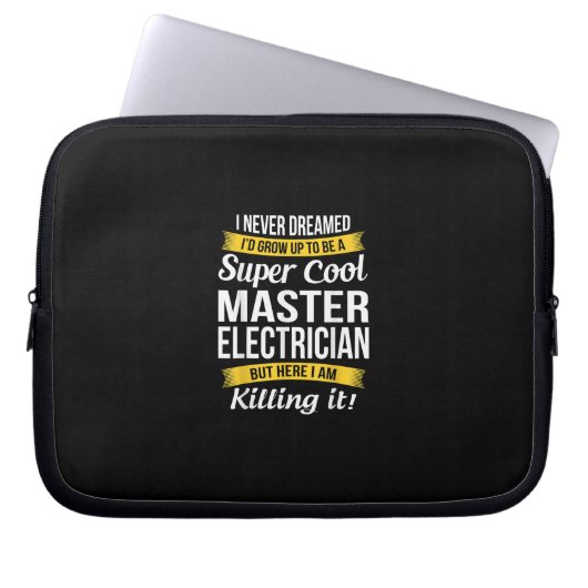 Super Cooler Master Electrical Funny Gift Laptopschutzhülle (Vorderseite)