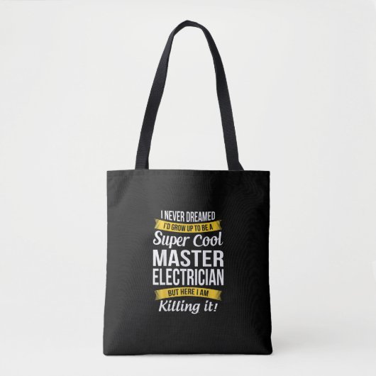 Super Cooler Master Electrical Funny Gift Tasche (Vorderseite)