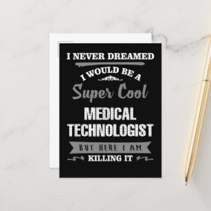 Super Cooler Medizintechniker Postkarte