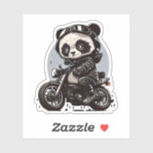 Super cooler Panda Sticker (Blatt)