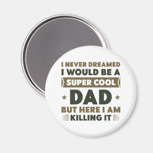 Super Cooler Vater Magnet (Vorderseite/Rückseite)