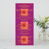 Super-Cooles Hochzeitsprogramm Programm (Stehend Vorderseite)