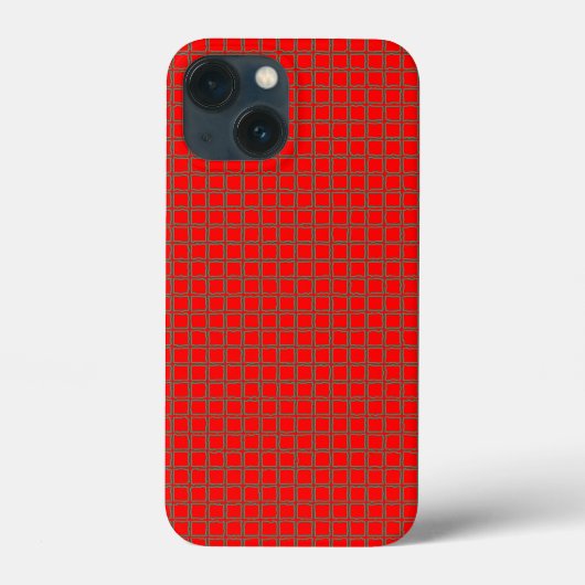 Super Cooles Hot Red Patterns Case-Mate iPhone Hülle (Rückseite)