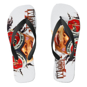 Super cooles Paar Flip Flops! Badesandalen
