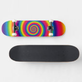 Super Cooles Rainbow Swirl Skateboard (Horizontal)