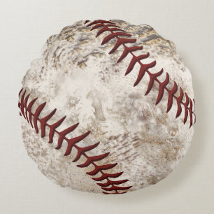 Super cooles rundes schmutziges Baseball-Kissen Rundes Kissen