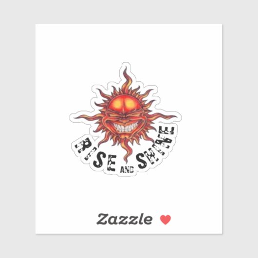 Super cooles Sonnenlächeln Aufkleber (Blatt)