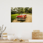 Super Cooles Vintages Thunderbird Automobil Poster (Küche)