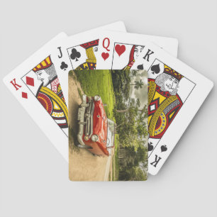 Super Cooles Vintages Thunderbird Automobil Spielkarten