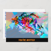 Super Crayon Kolosprint Einladung (Vorne/Hinten)