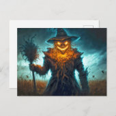 Super Creepy Scarecrow Postkarte (Vorne/Hinten)