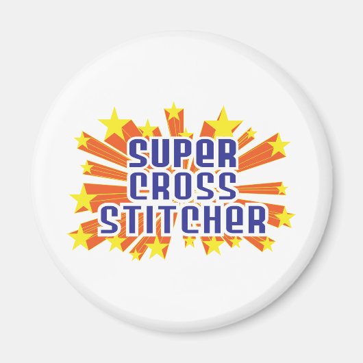 Super Cross Stitcher Magnet (Vorne)