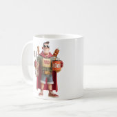 Super Dad: 3D Character Illustration of a BBQ-Lovi Kaffeetasse (Vorderseite Links)