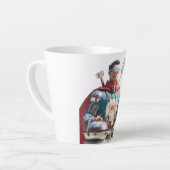 Super Dad: 3D Character Illustration of a BBQ-Lovi Milchtasse (Linke Ecke)