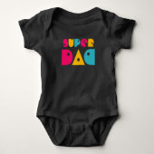 Super dad baby strampler (Vorderseite)