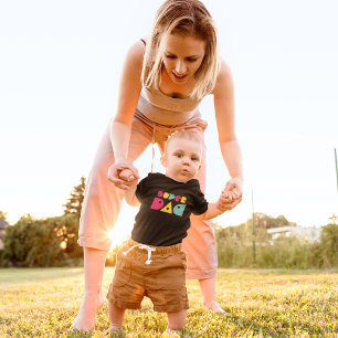 Super dad baby strampler