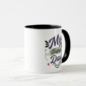 Super Dad Coffee Mug – Hero Dad Gift Idea Tasse (VorderseiteRechts)