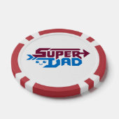 Super Dad Gamer Gift – Cute Retro Pokerchips (Einzeln)