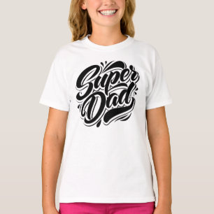 Super-Dad-Held-Typografie-Design-67888 Kapuzenpull T-Shirt