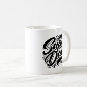 Super Dad Hero Typography Design-67888 Kaffeetasse (VorderseiteRechts)