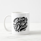 Super Dad Hero Typography Design-67888 Kaffeetasse (Links)