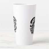 Super Dad Hero Typography Design-67888 Milchtasse (Vorderseite)