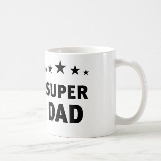 Super Dad – Kaffe/Tee Tasse (Rechts)