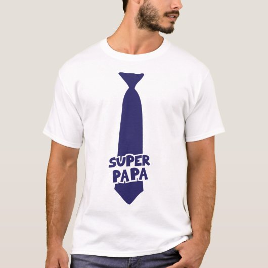 Super Dad Krawatte 802 T-Shirt (Vorderseite)