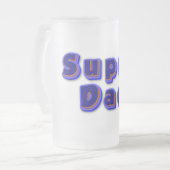 Super dad mattglas bierglas (Vorderseite Links)