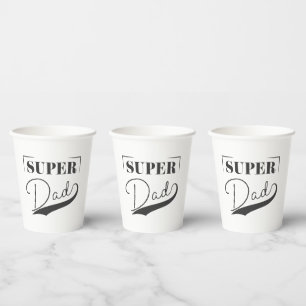 Super Dad Pappbecher