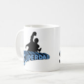 Super Dad. Super Papa. Súper Papá Kaffeetasse (Vorderseite Links)