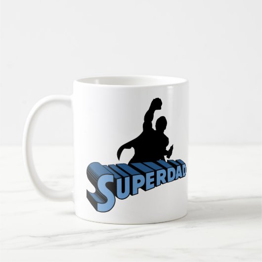 Super Dad. Super Papa. Súper Papá Kaffeetasse (Links)