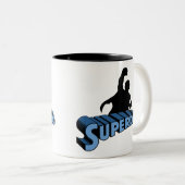 Super Dad. Super Papa. Súper Papá Zweifarbige Tasse (VorderseiteRechts)