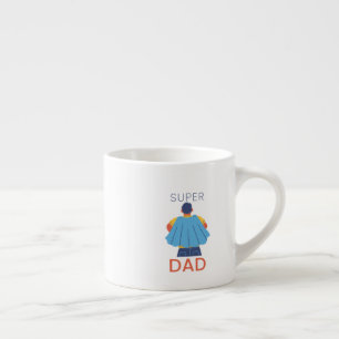 Super-Dad-Superhelden-Umhang-Kaffeetasse Espressotasse