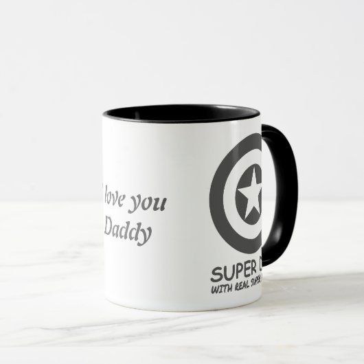 SUPER DAD TASSE (VorderseiteRechts)