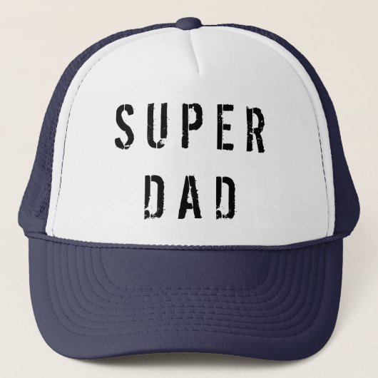 Super dad truckerkappe (Vorderseite)