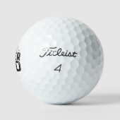 'Super Dad' Vatertag, Lustiges Geburtstagsgeschenk Golfball (Logo)
