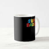 Super Daddio Funny Gamer Vater Fathers Day Video G Kaffeetasse (VorderseiteRechts)
