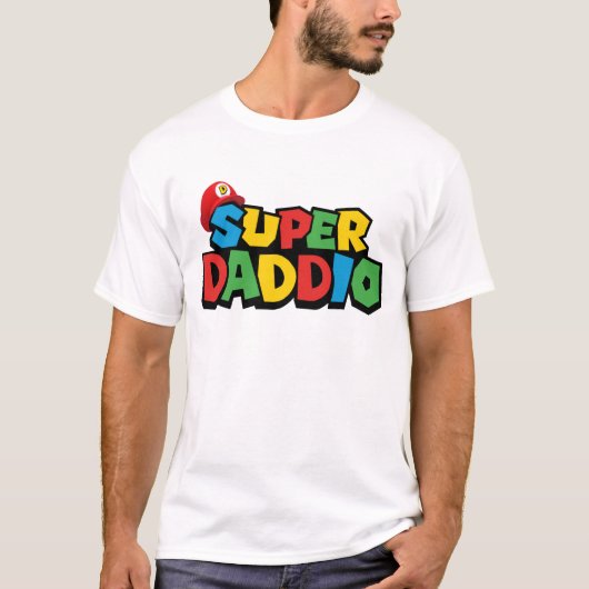 Super Daddio für den besten Papa T-Shirt (Vorderseite)
