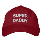Super Daddy Bestickte Kappe (Vorderseite)