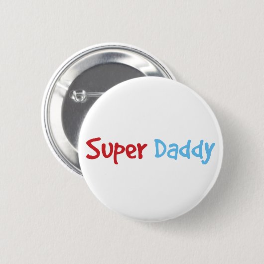 Super Daddy Button (Vorne & Hinten)