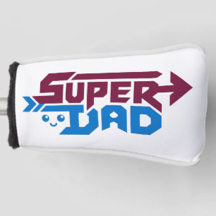 Super-Daddy-Gamer-Geschenk – Süß Retro Golf Headcover