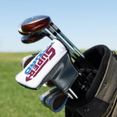 Super-Daddy-Gamer-Geschenk – Süß Retro Golf Headcover (In Situ)