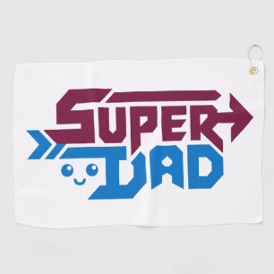 Super-Daddy-Gamer-Geschenk – Süß Retro Golfhandtuch