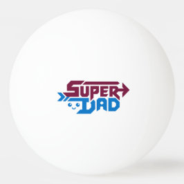 Super-Daddy-Gamer-Geschenk – Süß Retro Tischtennisball
