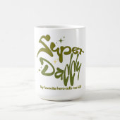 Super-Daddy-Held für Kinder Kaffeetasse (Mittel)