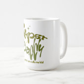 Super-Daddy-Held für Kinder Kaffeetasse (VorderseiteRechts)