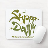 Super-Daddy-Held für Kinder Mousepad (Mit Mouse)