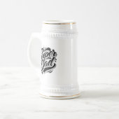 Super-Daddy-Held-Typografie-Design-67888 Bierglas (Vorderseite Links)
