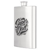 Super-Daddy-Held-Typografie-Design-67888 Flachmann (Links)